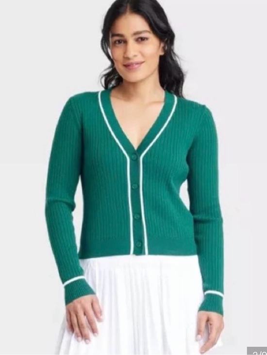 all in motion Sweaters - All In Motion Preppy Tennis Cardigan